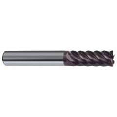 14mm Dia. - 83mm OAL - 45° Helix Firex Carbide End Mill - 6 FL - Apex Tool & Supply