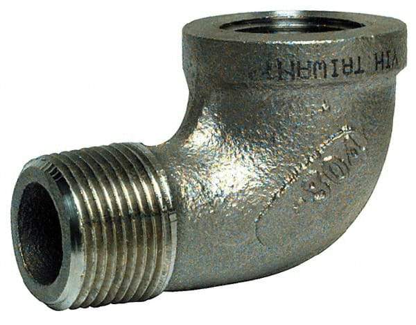 Value Collection - 1-1/2" Grade 316 Stainless Steel Pipe 90° Street Elbow - FNPT x MNPT End Connections, 150 psi - Apex Tool & Supply