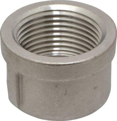 Merit Brass - 1" Grade 316 Stainless Steel Pipe End Cap - FNPT End Connections, 150 psi - Apex Tool & Supply