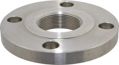 Value Collection - 2" Pipe, 6" OD, Stainless Steel, Threaded Pipe Flange - 4-3/4" Across Bolt Hole Centers, 3/4" Bolt Hole, 150 psi, Grades 316 & 316L - Apex Tool & Supply