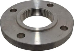 Value Collection - 3" Pipe, 7-1/2" OD, Stainless Steel, Threaded Pipe Flange - 6" Across Bolt Hole Centers, 3/4" Bolt Hole, 150 psi, Grades 316 & 316L - Apex Tool & Supply