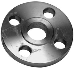 Merit Brass - 1/2" Pipe, 3-1/2" OD, Stainless Steel, Threaded Pipe Flange - 2-3/8" Across Bolt Hole Centers, 5/8" Bolt Hole, 150 psi, Grades 316 & 316L - Apex Tool & Supply