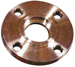 Merit Brass - 2-1/2" Pipe, 7" OD, Stainless Steel, Socket Weld Pipe Flange - 5-1/2" Across Bolt Hole Centers, 3/4" Bolt Hole, 150 psi, Grades 304 & 304L - Apex Tool & Supply