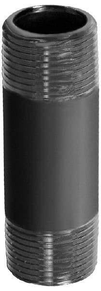 Merit Brass - Schedule 40, 3/8" Pipe x 12" Long, Grade 316/316L Stainless Steel Pipe Nipple - Welded & Threaded - Apex Tool & Supply