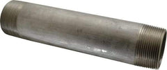 Merit Brass - Schedule 40, 2-1/2" Pipe x 12" Long, Grade 316/316L Stainless Steel Pipe Nipple - Welded & Threaded - Apex Tool & Supply