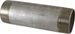 Merit Brass - Schedule 40, 3" Pipe x 10" Long, Grade 316/316L Stainless Steel Pipe Nipple - Welded & Threaded - Apex Tool & Supply