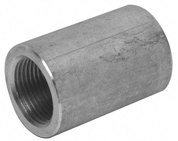 Merit Brass - 2" Grade 304/304L Stainless Steel Pipe Coupling - FNPT x FNPT End Connections, 3,000 psi - Apex Tool & Supply