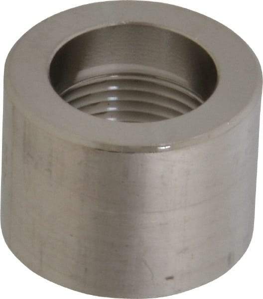 Merit Brass - 3/4" Grade 316/316L Stainless Steel Pipe Half Coupling - FNPT End Connections, 3,000 psi - Apex Tool & Supply