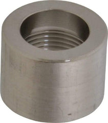 Merit Brass - 3/4" Grade 316/316L Stainless Steel Pipe Half Coupling - FNPT End Connections, 3,000 psi - Apex Tool & Supply