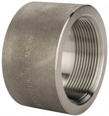 Merit Brass - 2" Grade 316/316L Stainless Steel Pipe Half Coupling - FNPT End Connections, 3,000 psi - Apex Tool & Supply