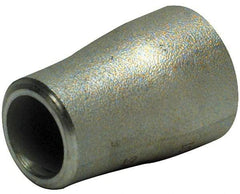 Merit Brass - 1-1/2 x 1-1/4" Grade 316L Stainless Steel Pipe Concentric Reducer - Butt Weld x Butt Weld End Connections - Apex Tool & Supply