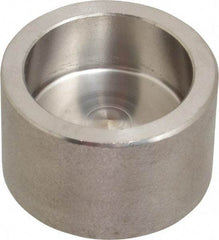 Merit Brass - 1" Grade 316 Stainless Steel Pipe End Cap - Socket Weld End Connections, 3,000 psi - Apex Tool & Supply