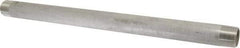 Merit Brass - Schedule 40, 1" Pipe x 18" Long, Grade 304/304L Stainless Steel Pipe Nipple - Welded & Threaded - Apex Tool & Supply