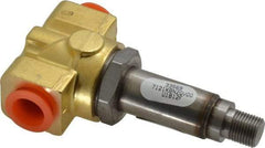 Parker - 1/4" Port, Brass Solenoid Valve - Closed, FKM Seal - Apex Tool & Supply