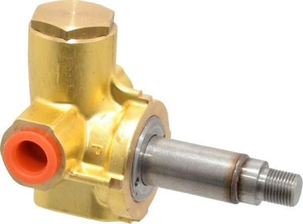 Parker - 1/4" Port, Brass Solenoid Valve - Closed, NBR Seal - Apex Tool & Supply