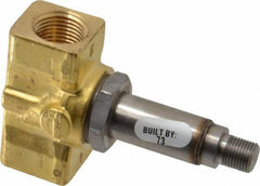 Parker - 3/8" Port, Brass Solenoid Valve - Closed, FKM Seal - Apex Tool & Supply