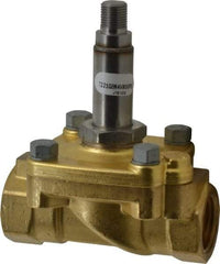 Parker - 1/2" Port, Brass Solenoid Valve - Closed, NBR Seal - Apex Tool & Supply
