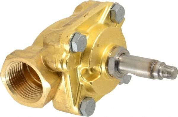 Parker - 1" Port, Brass Solenoid Valve - Closed, NBR Seal - Apex Tool & Supply