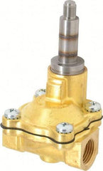 Parker - 1/2" Port, Brass Solenoid Valve - Open, NBR Seal - Apex Tool & Supply