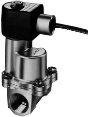Parker - 1/2" Port, Brass Solenoid Valve - Closed, EPDM Seal - Apex Tool & Supply
