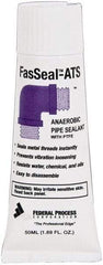 Federal Process - 50 mL Tube White FasSeal-ATS Anaerobic Thread Sealant with PTFE - 375°F Max Working Temp - Apex Tool & Supply