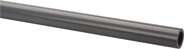 Made in USA - 1" Pipe, 60" Long CPVC Unthreaded Plastic Pipe Nipple - 630 Max psi, 0.935" ID x 1.305" OD, Schedule 80, Gray - Apex Tool & Supply