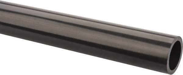 Made in USA - 1-1/2" Pipe, 60" Long PVC Unthreaded Plastic Pipe Nipple - 470 Max psi, 1.476" ID x 1.9" OD, Schedule 80, Gray - Apex Tool & Supply