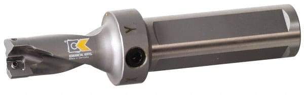 Kennametal - 76.2mm Max Drill Depth, 4xD, 3/4" Diam, Indexable Insert Drill - 2 Inserts, 1" Shank Diam, Straight Shank - Apex Tool & Supply