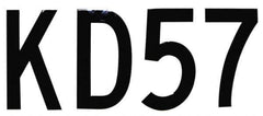 Made in USA - Letter Label - Legend: Z, English, Black - Apex Tool & Supply
