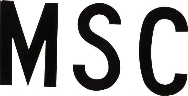 Made in USA - Letter Label - Legend: Complete Set, English, Black - Apex Tool & Supply