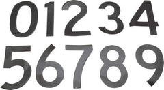 Made in USA - Letter Label - Legend: Number Set, English, Black - Apex Tool & Supply