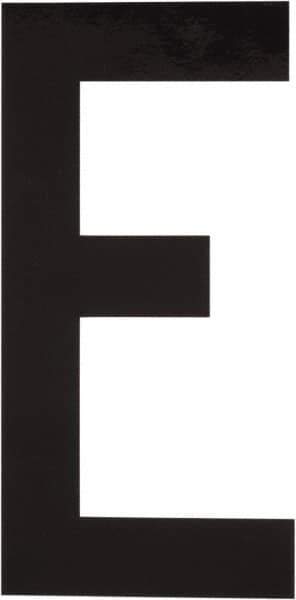 Made in USA - Letter Label - Legend: E, English, Black - Apex Tool & Supply