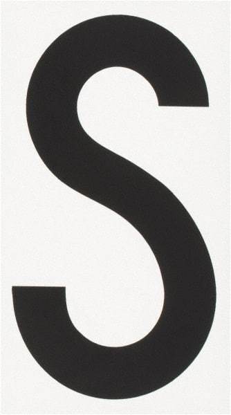 Made in USA - Letter Label - Legend: S, English, Black - Apex Tool & Supply