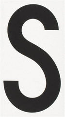 Made in USA - Letter Label - Legend: S, English, Black - Apex Tool & Supply