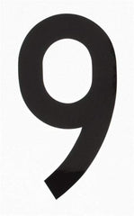 Made in USA - Number Label - Legend: 9, English, Black - Apex Tool & Supply
