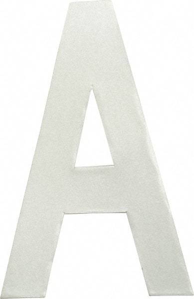 Made in USA - Letter Label - Legend: A, English, White - Apex Tool & Supply