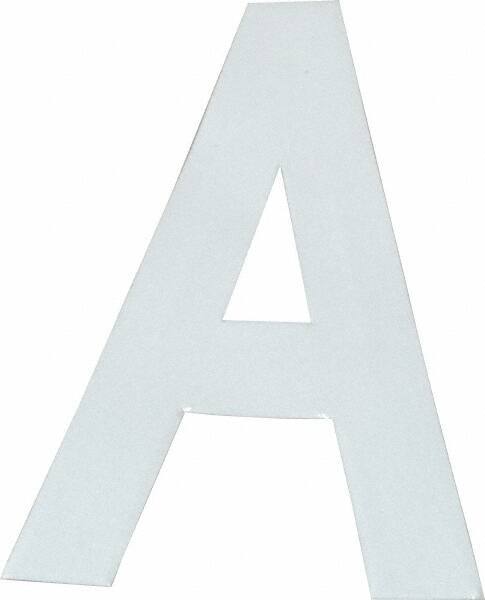 Made in USA - Letter Label - Legend: A, English, White - Apex Tool & Supply