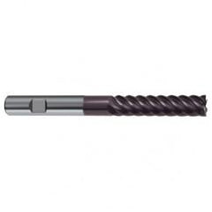 8mm Dia. - 100mm OAL - 45° Helix Firex Carbide End Mill - 6 FL - Apex Tool & Supply