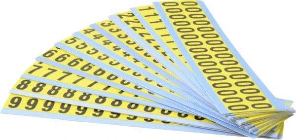 Made in USA - Letter Label - Legend: Combo Pack (Numbers), English - Apex Tool & Supply