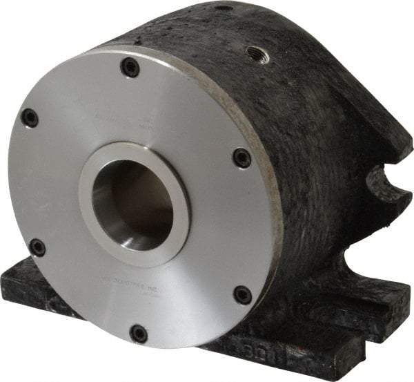 Kalamazoo - Series 5C, 1/32 to 1-1/8" Collet Capacity, Horizontal/Vertical Standard Collet Holding Fixture - Air Activated, 3-1/2" High - Apex Tool & Supply