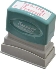 Value Collection - Paid, Red Pre-Inked Stamp - 1/2 Inch Wide x 1-5/8 Inch Long - Apex Tool & Supply