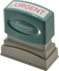 Value Collection - Urgent, Red Pre-Inked Stamp - 1/2 Inch Wide x 1-5/8 Inch Long - Apex Tool & Supply