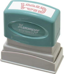 Value Collection - Void, Red Pre-Inked Stamp - 1/2 Inch Wide x 1-5/8 Inch Long - Apex Tool & Supply