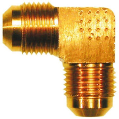 Cerro - 5/8" Tube OD, 45° Brass Flared Tube Union Elbow - Flare x Flare Ends - Apex Tool & Supply