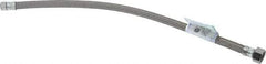 Brass Craft - 3/8" Compression Inlet, 1/2" FIP Outlet, Brass Flexible Connector - Braided Stainless Steel, Use with Sinks - Apex Tool & Supply