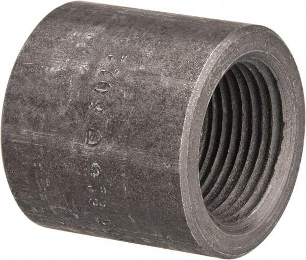 Made in USA - Size 1", Class 3,000, Forged Carbon Steel Black Pipe End Cap - 925 psi, Threaded End Connection - Apex Tool & Supply