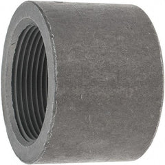 Made in USA - Size 1-1/2", Class 3,000, Forged Carbon Steel Black Pipe End Cap - 925 psi, Threaded End Connection - Apex Tool & Supply