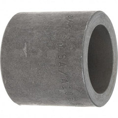 Made in USA - Size 3/4", Class 3,000, Forged Carbon Steel Black Pipe Coupling - 925 psi, Socket Weld End Connection - Apex Tool & Supply