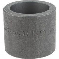 Made in USA - Size 1", Class 3,000, Forged Carbon Steel Black Pipe Coupling - 925 psi, Socket Weld End Connection - Apex Tool & Supply