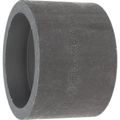 Made in USA - Size 2", Class 3,000, Forged Carbon Steel Black Pipe Coupling - 925 psi, Socket Weld End Connection - Apex Tool & Supply